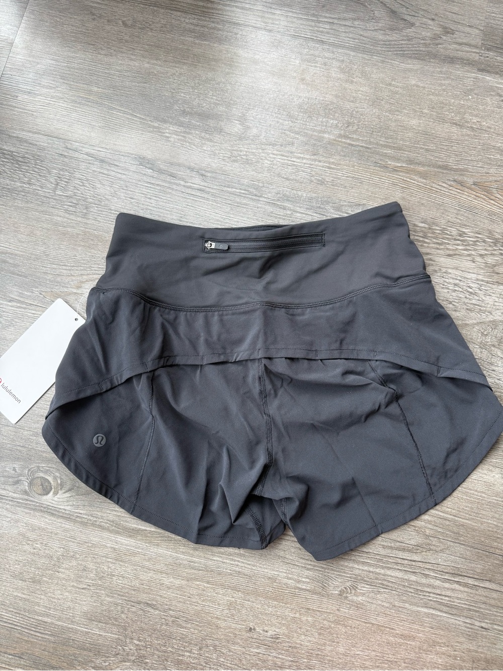 NWT Lululemon Women's Speed Up High Rise Shorts 4” Lined Black Size 4 LW7BBFT! - Picture 5 of 9